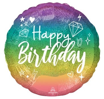 Happy Birthday - Holographic