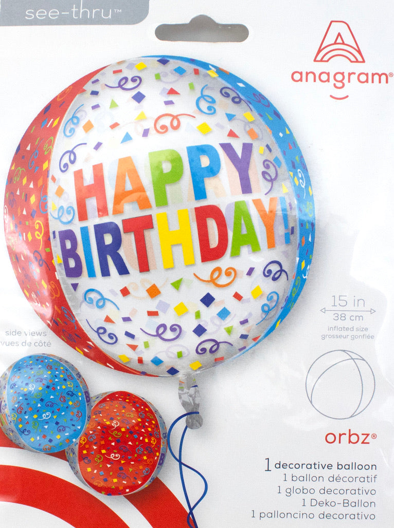 Happy Birthday - Colorful - orbz®