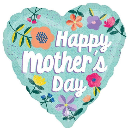 Mother's Day - Heart Aqua