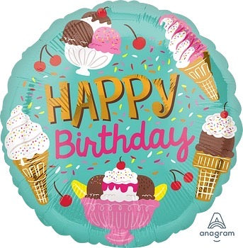 Happy Birthday - Ice Cream Party